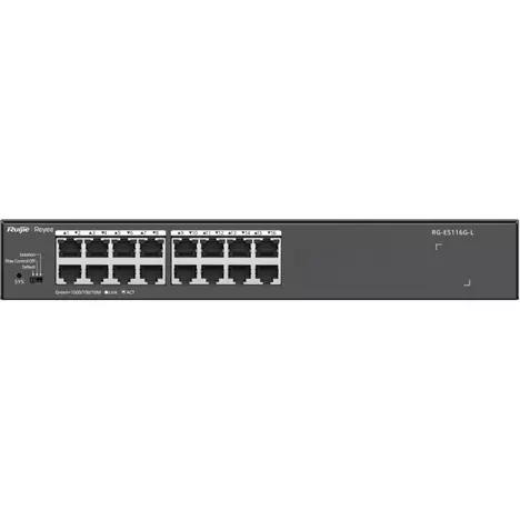 Коммутатор сетевой Ruijie Networks RG-ES116G-L - Фото 8