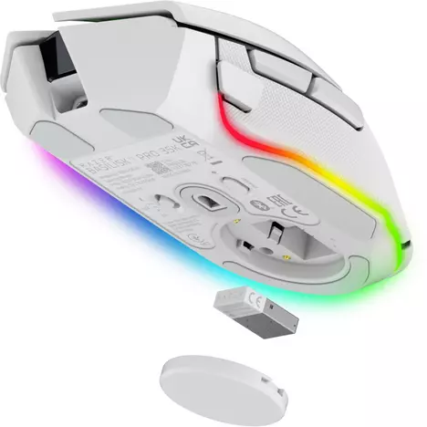 Мышка Razer Basilisk V3 Pro 35K Wireless/Bluetooth White (RZ01-05240200-R3G1) - Фото 5