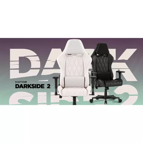 Кресло игровое Hator Darkside 2 White Edition (HTC1201) - Фото 10