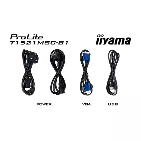 Монитор iiyama T1521MSC-B2 - Фото 1