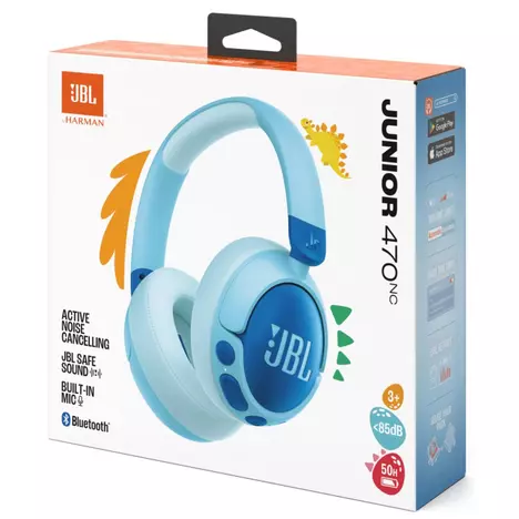 Наушники JBL JR 470 NC Blue (JBLJR470NCBLU) - Фото 4