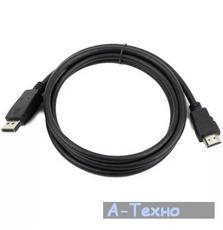 Кабель мультимедийный Display Port to HDMI 1.8m Cablexpert (CC-DP-HDMI-6)