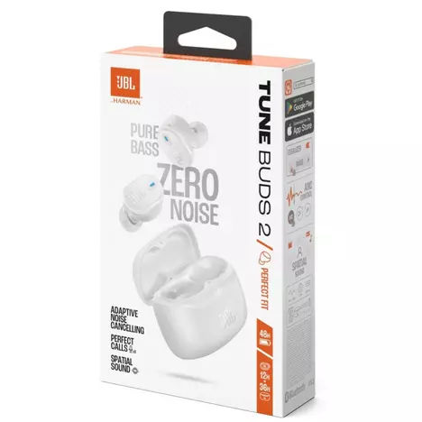Наушники JBL Tune Buds 2 White (JBLTBUDS2WHT) - Фото 10