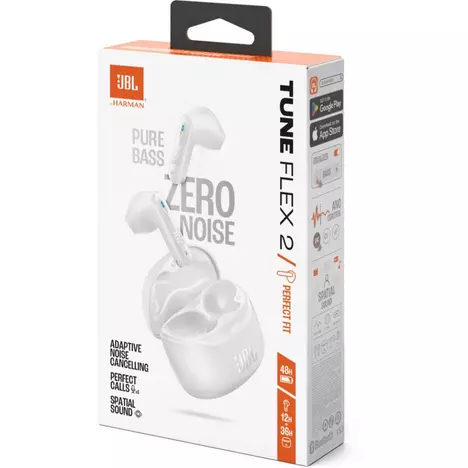 Наушники JBL Tune Flex 2 White (JBLTFLEX2WHT) - Фото 1