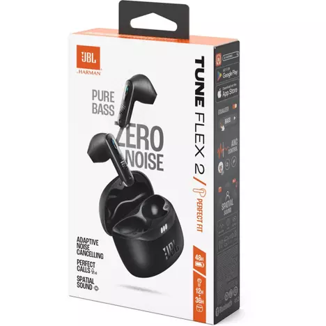 Наушники JBL Tune Flex 2 Black (JBLTFLEX2BLK) - Фото 2