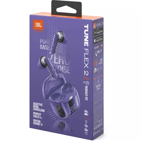 Наушники JBL Tune Flex 2 Ghost Purple (JBLTFLEX2GMAE) - Фото 2