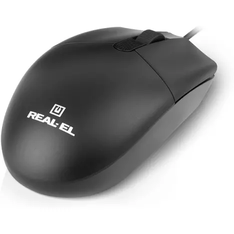 Мышка REAL-EL RM-210 USB Black (EL123200036) - Фото 7