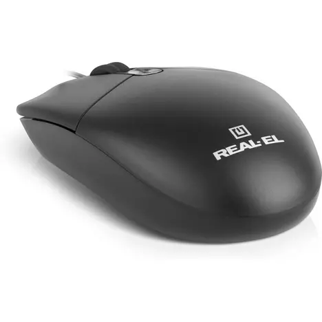 Мышка REAL-EL RM-210 USB Black (EL123200036) - Фото 8