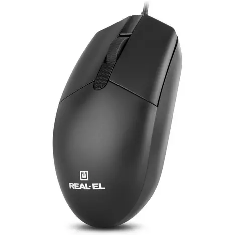 Мышка REAL-EL RM-210 USB Black (EL123200036) - Фото 5