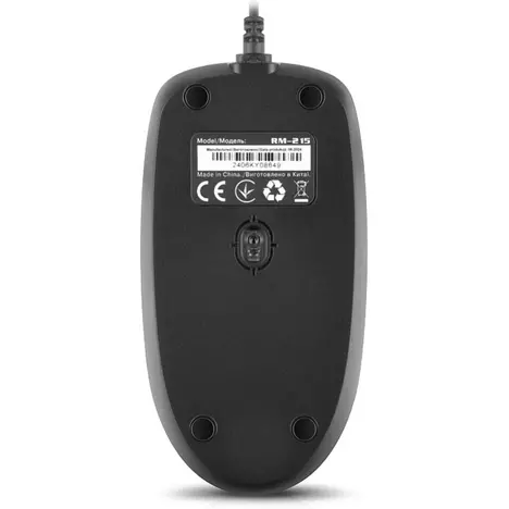 Мышка REAL-EL RM-215 USB Black/Gray (EL123200037) - Фото 1