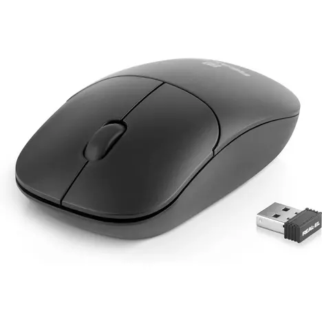 Мышка REAL-EL RM-313W Wireless Black (EL123200042) - Фото 8