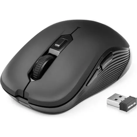 Мышка REAL-EL RM-331W Wireless Black (EL123200044) - Фото 7