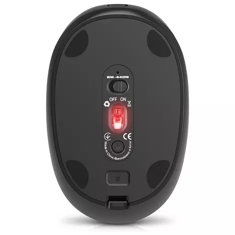 Мышка REAL-EL RM-440W Wireless/Bluetooth Black (EL123200045) - Фото 6