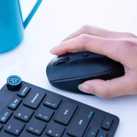 Мышка Jlab GO Mouse Wireless/Bluetooth Black (IEUMGOMOUSERBLK124) - Фото 2