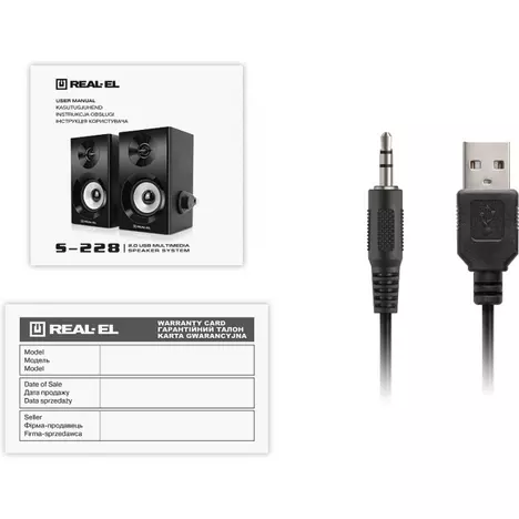 Акустическая система REAL-EL S-228 Black (EL121200014) - Фото 9