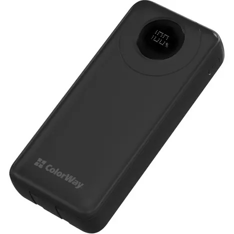 Батарея универсальная ColorWay 20 000 mAh EnergyPlus PD/18W, QC3.0/22.5W, Black (CW-PB200LPB4BK-PDD) - Фото 9