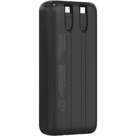 Батарея универсальная ColorWay 20 000 mAh EnergyPlus PD/18W, QC3.0/22.5W, Black (CW-PB200LPB4BK-PDD) - Фото 1