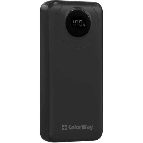 Батарея универсальная ColorWay 20 000 mAh EnergyPlus PD/18W, QC3.0/22.5W, Black (CW-PB200LPB4BK-PDD) - Фото 2