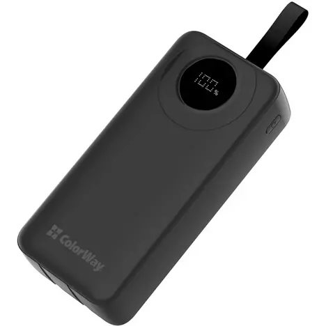 Батарея универсальная ColorWay 30000 mAh EnergyPlus PD/18W, QC3.0/22.5W, Black (CW-PB300LPB4BK-PDD) - Фото 11
