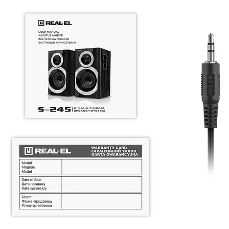 Акустическая система REAL-EL S-245 Black (EL121200015) - Фото 10