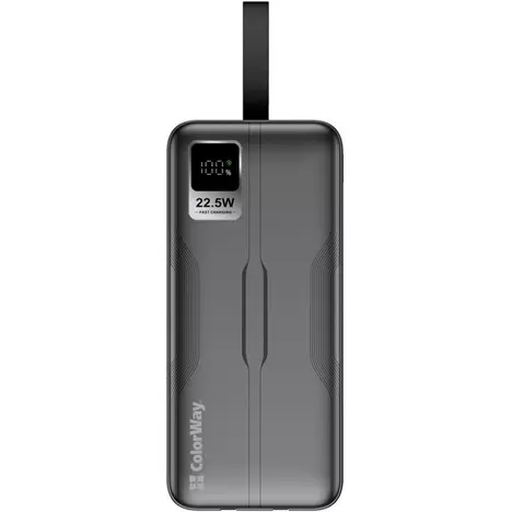 Батарея универсальная ColorWay 50 000 mAh PD/18W, QC3.0/22.5, Digital Display, Black (CW-PB500LPC5BK-PDD) - Фото 8