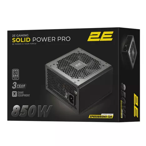 Блок питания 2E 850W GAMING Solid Power Pro (2E-SP850BRSMII-120) - Фото 2