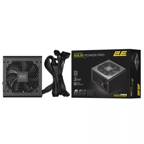 Блок питания 2E 850W GAMING Solid Power Pro (2E-SP850BRSMII-120) - Фото 5