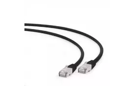 Патч-корд 1м Cablexpert (PP6A-LSZHCU-BK-1M) - Фото