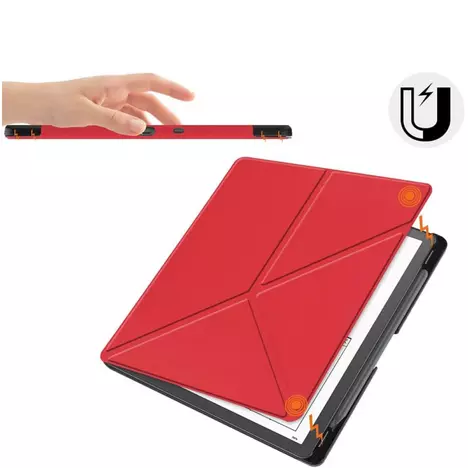 Чехол для электронной книги BeCover Ultra Slim Origami Amazon Kindle Scribe 10.2'' Red (712581) - Фото 5