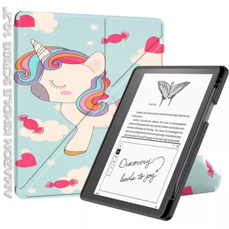 Чехол для электронной книги BeCover Ultra Slim Origami Amazon Kindle Scribe 10.2'' Unicorn (712583) - Фото 3