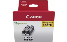 Картридж Canon PGI-520 Black Double pack, carton (2932B019) - Фото