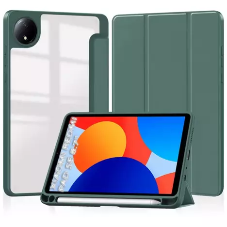 Чехол для планшета BeCover Soft Edge TPU Xiaomi Redmi Pad SE 8.7'' Dark Green (712566) - Фото 1