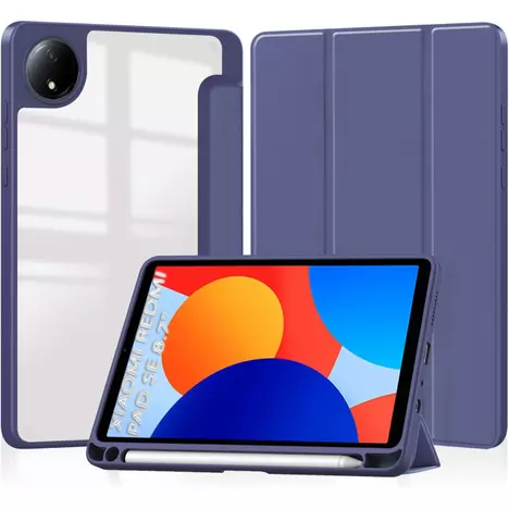 Чехол для планшета BeCover Soft Edge TPU Xiaomi Redmi Pad SE 8.7'' Deep Blue (712565) - Фото 4