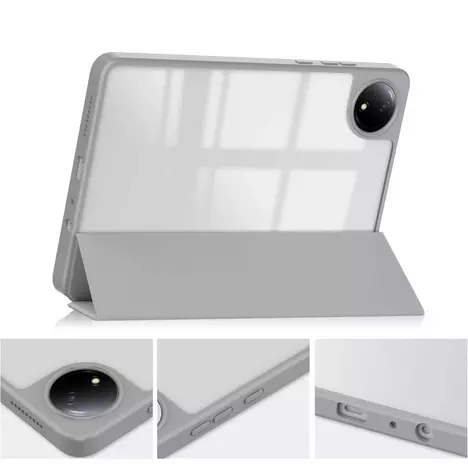 Чехол для планшета BeCover Soft Edge TPU Xiaomi Redmi Pad SE 8.7'' Gray Marble (712575) - Фото 2