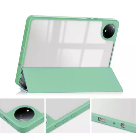 Чехол для планшета BeCover Soft Edge TPU Xiaomi Redmi Pad SE 8.7'' Green Marble (712574) - Фото 3