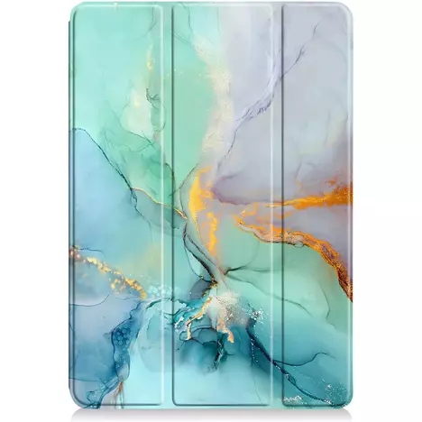 Чехол для планшета BeCover Soft Edge TPU Xiaomi Redmi Pad SE 8.7'' Green Marble (712574) - Фото 7