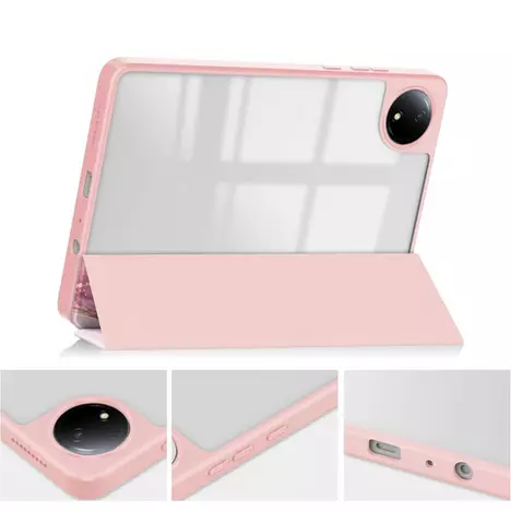 Чехол для планшета BeCover Soft Edge TPU Xiaomi Redmi Pad SE 8.7'' Pink Marble (712576) - Фото 3