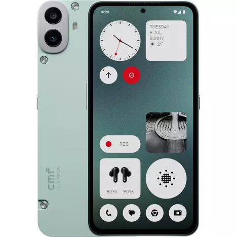 Мобильный телефон Nothing CMF by Nothing Phone 1 8/256GB Light Green (1111427) - Фото 9