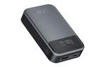Батарея универсальная XO 10000mAh, PD/30W, QC/22.5W, PPS/33W, black (PR232_Black)
