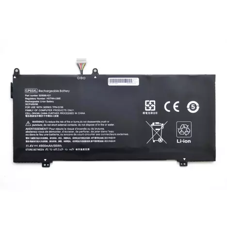 Аккумулятор для ноутбука HP Envy x360 13-AE CP03XL, 56Wh (4900Ah), 3cell, 11.4V, Li-ion AlSoft (A47999) - Фото 1