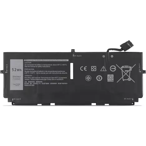 Аккумулятор для ноутбука Dell XPS 13-9300 722KK, 52Wh (6500mAh), 4cell, 7.6V, Li-ion AlSoft (A71003) - Фото 2