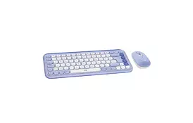 Комплект Logitech POP Icon Combo Bluetooth UA Lilac (920-013078) - Фото