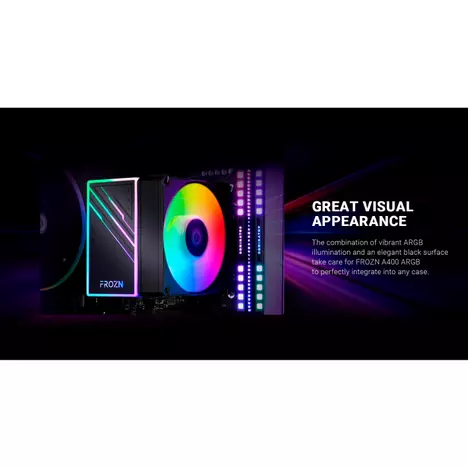 Кулер для процессора ID-Cooling FROZN A400 ARGB - Фото 9
