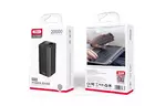 Батарея универсальная XO 20000mAh, PD/65W для ноутбука, QC/22.5W, black (PB97_Black)