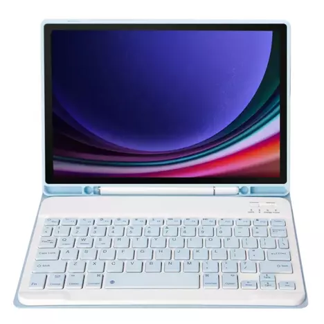 Чехол для планшета BeCover Keyboard Samsung Tab A9 SM-X115 8.7'' Light Blue (712358) - Фото 1