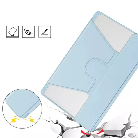 Чехол для планшета BeCover 360° Rotatable + Keyboard Lenovo Tab M11 (2024) TB-TB330FU/Xiaoxin Pad 11 (2024) 11'' Light Blue (712410) - Фото 2