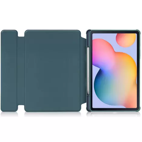 Чехол для планшета BeCover 360° Rotatable + Keyboard Samsung Tab S6 Lite (2024) 10.4'' P620/P625/P627 Dark Green (712589) - Фото 2