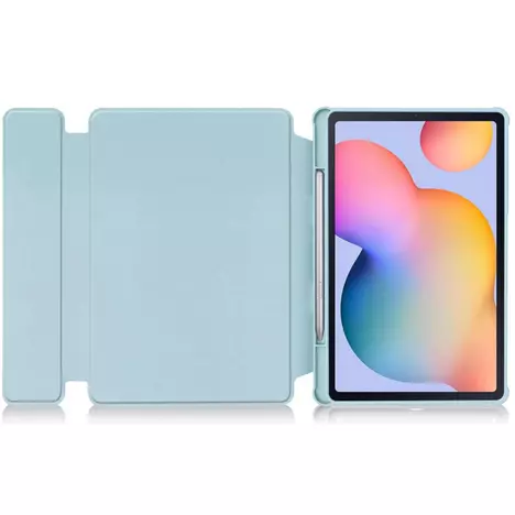 Чехол для планшета BeCover 360° Rotatable + Keyboard Samsung Tab S6 Lite (2024) 10.4'' P620/P625/P627 Light Blue (712590) - Фото 7