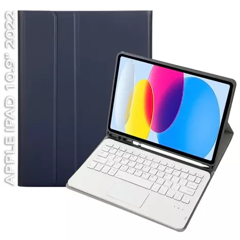 Чехол для планшета BeCover Keyboard+TouchPad Apple iPad 10.9'' 2022 Deep Blue (712376) - Фото 3