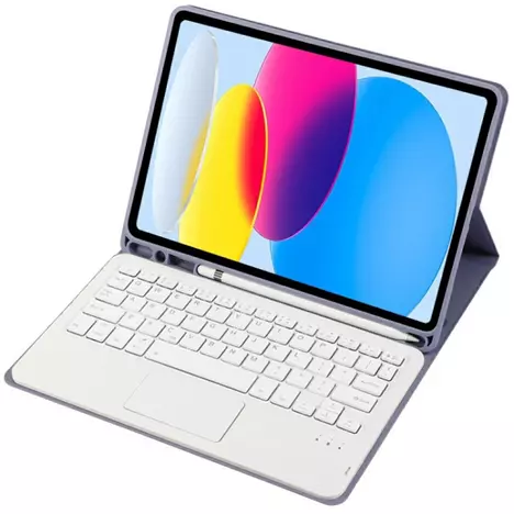 Чехол для планшета BeCover Keyboard+TouchPad Apple iPad 10.9'' 2022 Purple (712380) - Фото 2